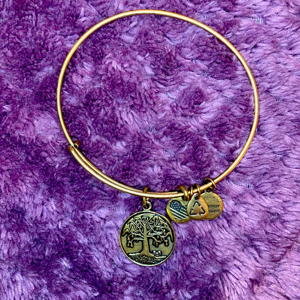 Alex and Ani Gold Tree of Life Bangle Bracelet